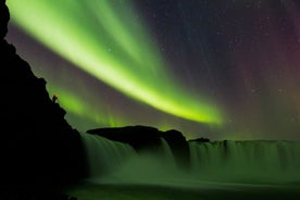 Fotografia dell'aurora boreale da Akureyri