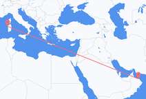 เที่ยวบิน จาก Muscat, โอมาน ไปยัง อัลเกโร, อิตาลี