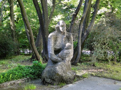 Rzeźba "Macierzyństwo",Park Żeromskiego w Szczecinie,Poland.