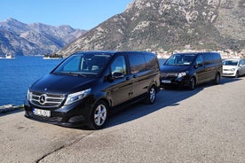 Privat transfer från Podgorica flygplats eller Podgorica till Tivat