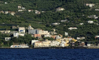 photo of Massa Lubrense and the Cathedral, Punta Lagno region, Sorrento peninsula, Italy.