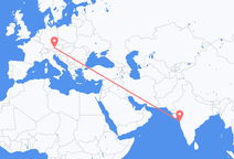 Flyrejser fra Mumbai til Salzburg