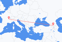 Flights from Tbilisi to Lyon