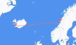 Reykjavik to Brønnøysund