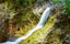 A beautiful view of a small waterfall in Slovakia, more precisely Jánošíkové Diery.