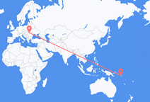 Flyrejser fra Honiara, Salomonøerne til Baia Mare, Rumænien