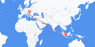 Voli dall'Indonesia alla Bosnia-Erzegovina