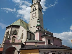 Photo of aerial view of Tulfes, Austria.