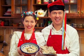 Aula de culinária polonesa Pierogi com compras no Farmer's Market