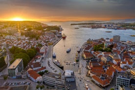 Fiskebrygga district in Kristiansand, Norway.