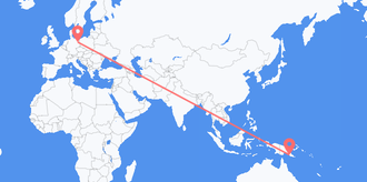 Voli dalla Papua Nuova Guinea Alla Germania