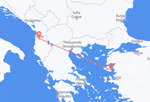 Flyg från Tirana till Mytilene