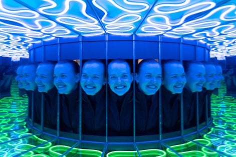 Camera Obscura World of Illusions amazing exhibition of cool light effects and shows. 