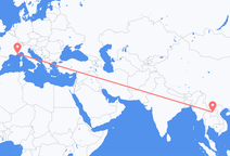 Flyrejser fra Luang Prabang til Nice