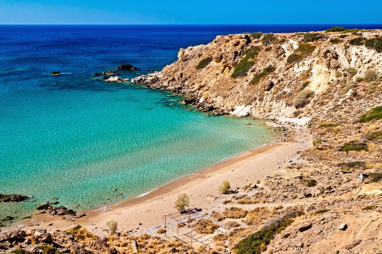 Photo of Ammoudi beach (also known as "Dragon's"), somewhere between Makrygialos and Goudouras villages, Sitia.