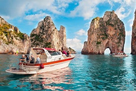 Excursion en bateau en petit groupe à Capri au départ de Positano