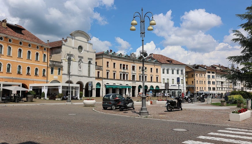 photo of Belluno in  Veneto region of northern Italy.