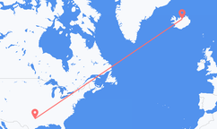 Flyg från Dallas till Akureyri
