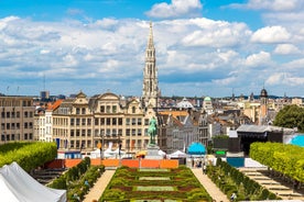 Photo of Lille, the Porte de Paris, view from the belfry of the city hall.