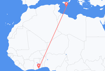 Accra to Valletta