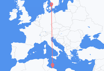 Voli da Tripoli a Copenaghen