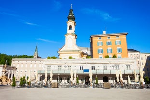 Church Heiliger Franz of Assisi at Mexikoplatz, Vienna, Austria.