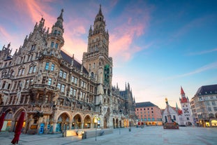 Photo of Tuebingen in the Stuttgart city ,Germany Colorful house in riverside and blue sky. 