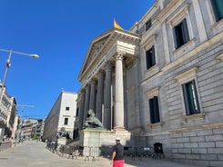 The Puerta del Sol square is the main public space in Madrid. In the middle of the square is located the office of the President of the Community of Madrid.