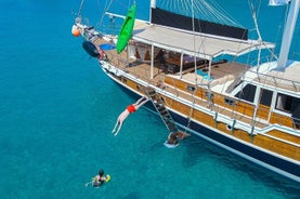 Segla Turkiet: 18-39:s Gulet Cruise Olympos till Fethiye