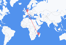 Flyrejser fra Morondava til Luxembourg