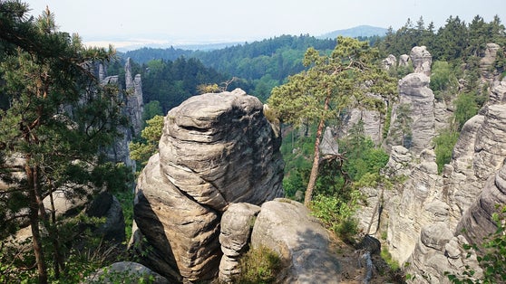Photo of one of the National Czech. Bohemian Switzerland(České Švýcarsko).