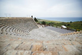 Kourion-ruinerne, Kolossi-slottet og guidet vingårdsbesøg fra Paphos