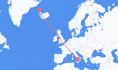 Flights from Catania to Ísafjörður