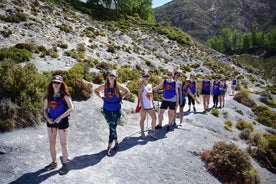 Hiking in the Canyon of the Monachil Cubs in Granada