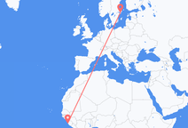 Flights from Freetown to Stockholm