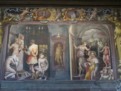photo of view ofLife of Zeuxis Arezzo, Italy.