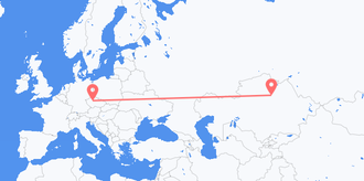 Flyg från Kazakstan till Tjeckien