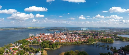 Photo of scenic summer view of the Old Town architecture with Elbe river embankment in Dresden, Saxony, Germany.