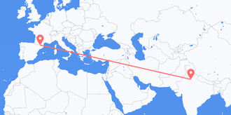 Flug frá Indlandi til Andorra