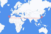 从沖繩島飞往拉斯帕尔马斯的航班