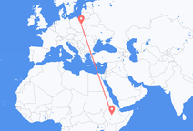 Flüge von Addis Abeba nach Warschau