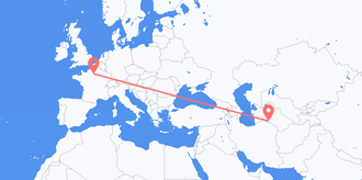 Vuelos de Turkmenistán a Francia