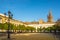 Photo of  the Patio of Banderas in Sevilla - Spain .