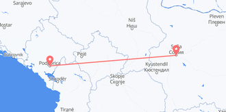 Bulgaria to Montenegro