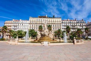 Photo of aerial view of Valence historical city of France.