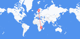 Mozambique to Sweden