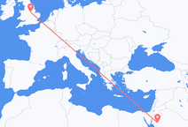 Vuelos de Tabuk, Arabia Saudí a Nottingham, Inglaterra