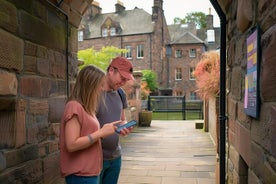 Private audiobook city rally around Dean Village in Edinburgh