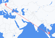 Flyg från Singapore, Singapore till Pardubice, Tjeckien