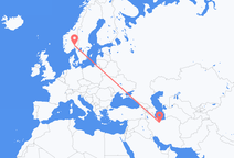 Tehran to Oslo